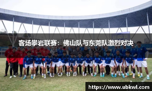 客场攀岩联赛：佛山队与东莞队激烈对决
